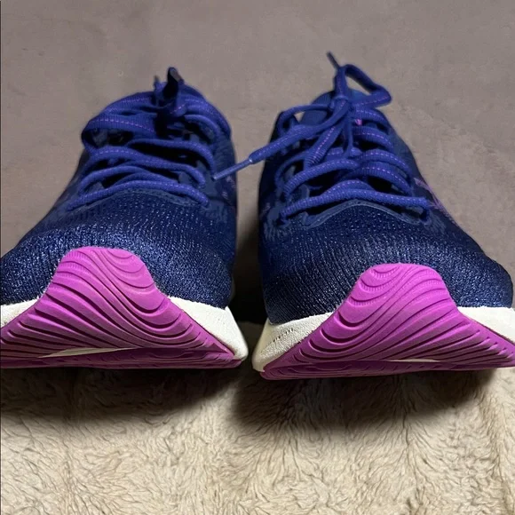 Asics Women's Sneakers - Navy and Purple - Picture 6 of 8